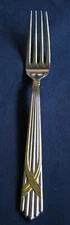 FORTUNY Gold Accent Dinner Fork (s) Yamazaki Stainless Japan Patrick Flatware 