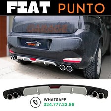 DIFFUSORE POSTERIORE DOPPIO SCARICO FIAT PUNTO EVO GRANDE PUNTO SOTTO PARAURTI