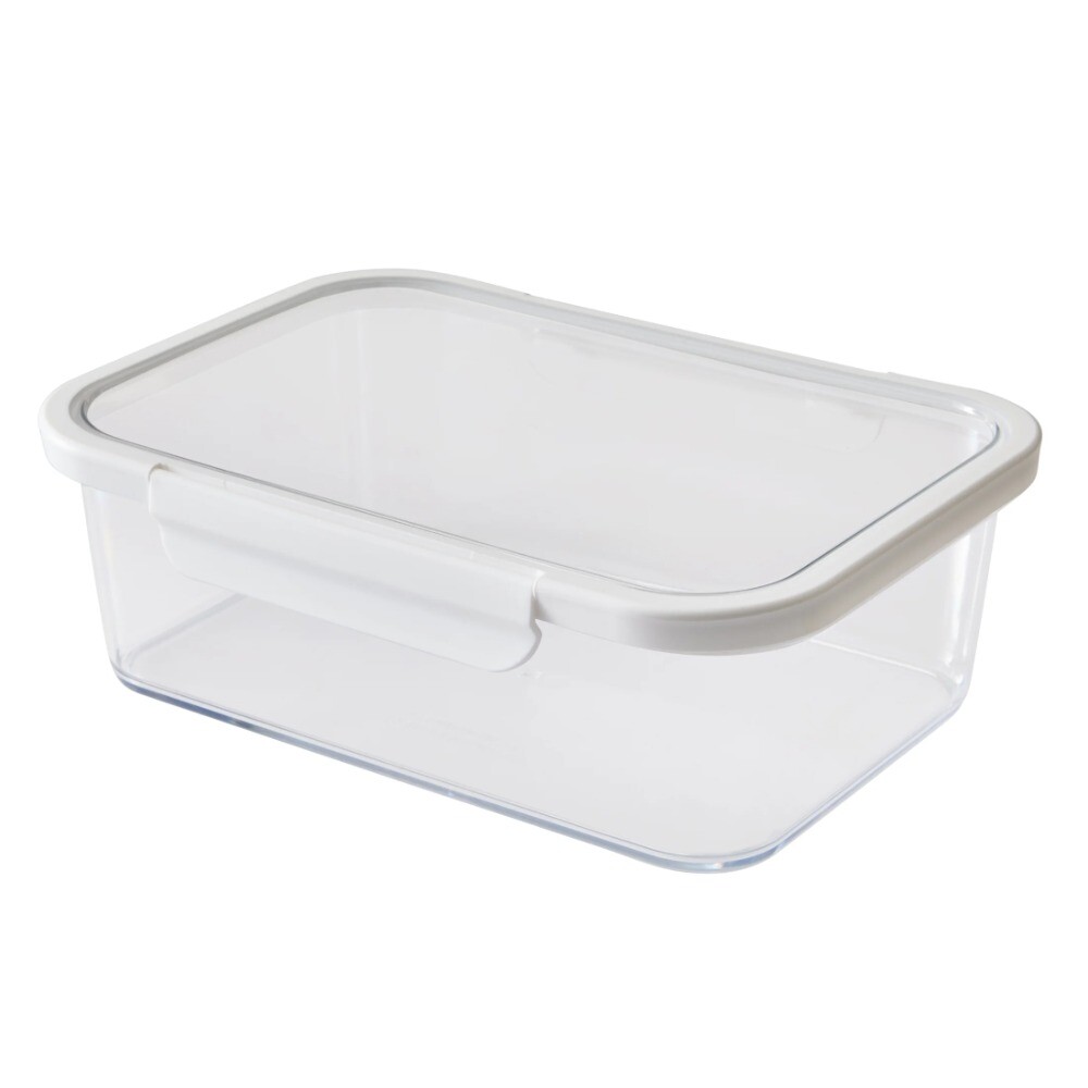 10Cup Rectangle Tritan Food Storage Container with Tritan Lid. Set of 1,2 Pieces