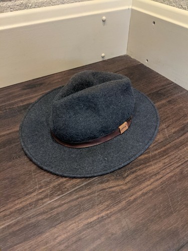 Orvis Hat Gray Heathered Wool Felt 