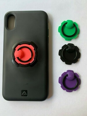 Pack Finger Ring Holder -Compatible Quad Lock -Pink, Purple