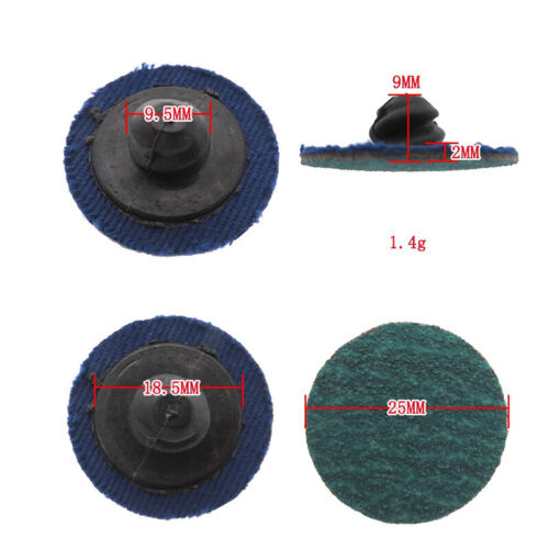 1 Inch 25mm 3M577F Type R Roll Lock Quick Change Discs Die Grinder Sanding Pads - Picture 2 of 6