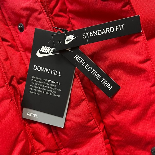 🔥Nike Repel Parka Sportswear Down-Fill Jacket Red (CU4392-657) Men Size Large🔥 - Picture 8 of 9