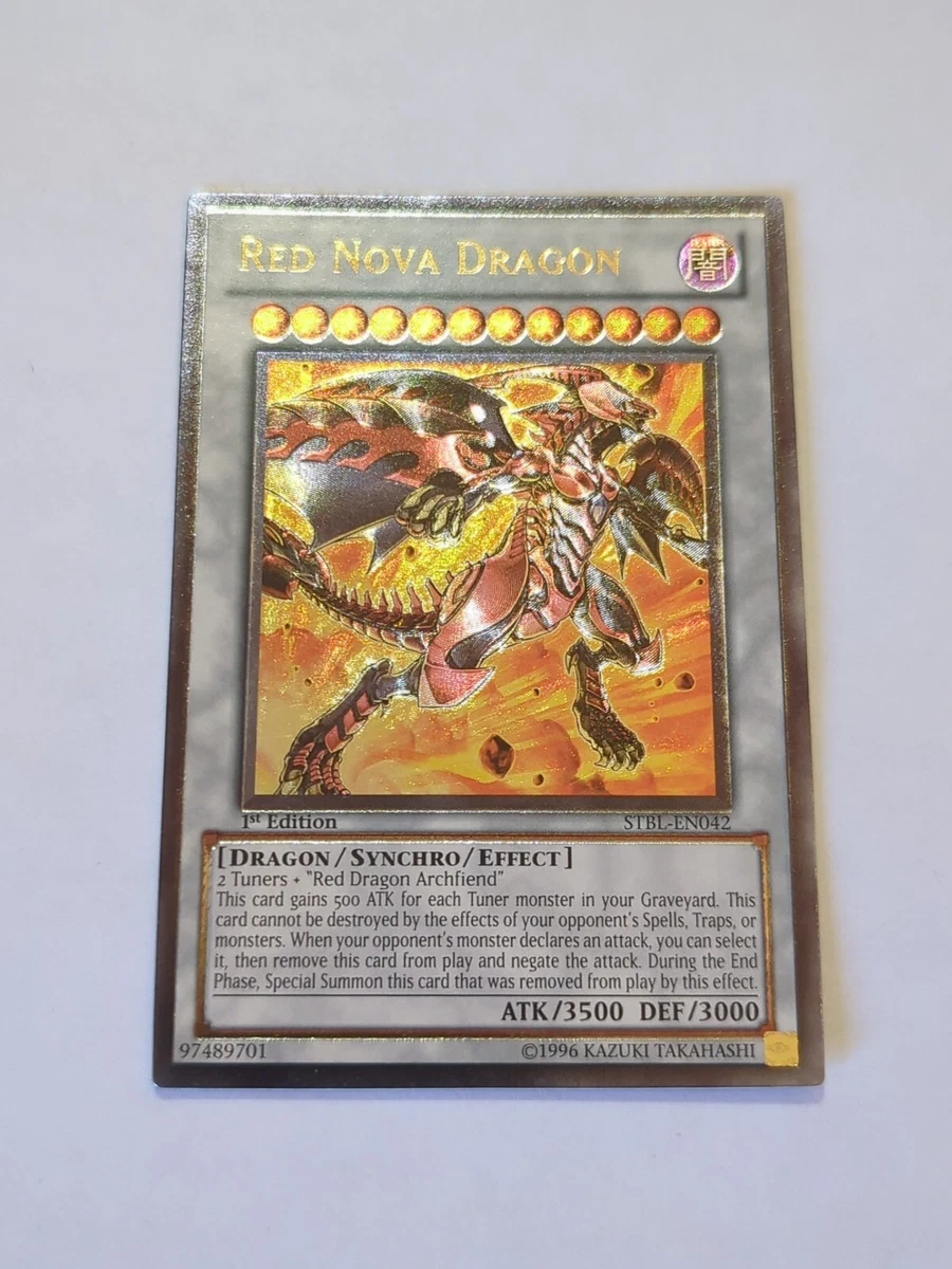 Yu-Gi-Oh! Red Nova Dragon STBL-EN042- Ultimate Rare 1st Edition NM! | eBay