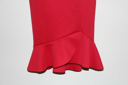 Lipsy Red Bodycon Dress 14 Evening One Shoulder Party Occasion Wedding Evening - Picture 11 of 24