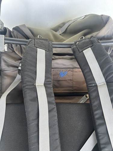 Vintage JanSport External Frame Outdoor Hiking Camping Backpack Bag Green Large - Picture 8 of 15