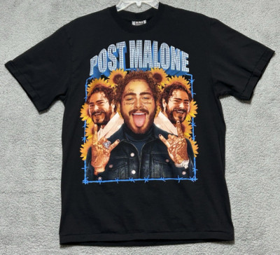 Post Malone Sunflower Shirt Mens XL Hiphop Music Rap Rock Star Band Singer