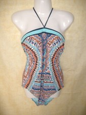 Bandeau Badeanzug gemustert von SUNFLAIR Gr.42 C - NEUWARE