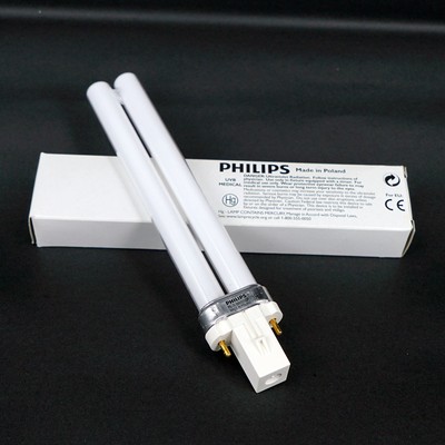 Original Philips PL-S 9W/01/2P Bulb for UVB Light Therapy Lamps