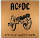 AC/DC ForThose About To Rock LP 1981 METAL/HARD ROCK NM- NM-