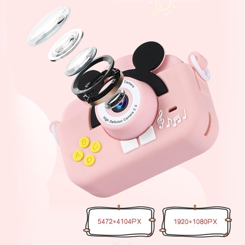 Kids Mini Digital Camera 2 Inch Screen 2MP High Definition Cartoon Camera Vi FTD - Picture 1 of 21