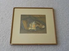 Original Walt Disney Snow White Squirrels Courvoisier Cel Cell Scarce & RARE !!!