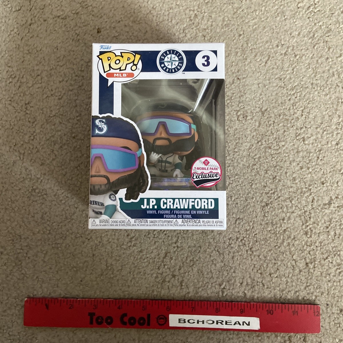 Seattle Mariners JP Crawford MLB Funko Pop SGA 5/27/2023
