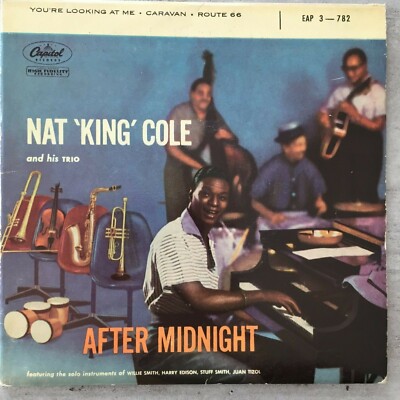 NAT 'KING' COLE - After Midnight (EP Capitol  EAP 1-782 / Mono)