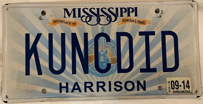 Vanity CONCEDED license plate Admit  Acknowledge True Defeat Surrender Give Up
