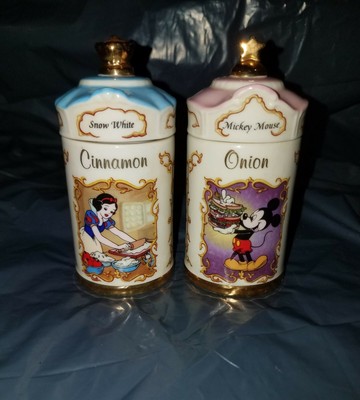 LENOX Walt Disney Spice Jars Collection 1995 - Mickey Mouse & Snow White | eBay