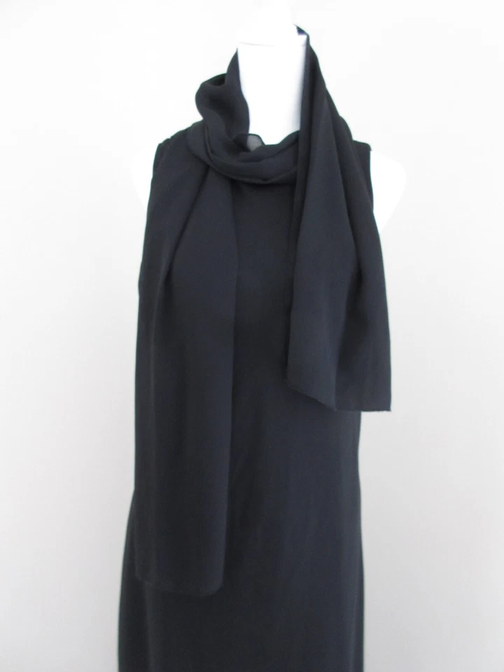 Vestido Alyn Paige Bufanda Mujer 11/12 Largo Negro Gasa Estrella Fluido Vestido EE. UU. Y2K Foto 3 de 4