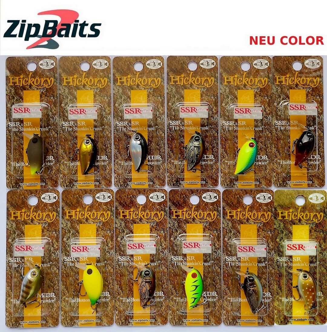 ZipBaits Hickory SSR 3.4cm, Japan-Wobbler, Köder, Angeln