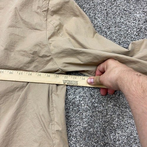 J.Crew Sutherland Trench Men’s Large Khaki Coat SP09 Plaid Lined Button Classic - Picture 10 of 11