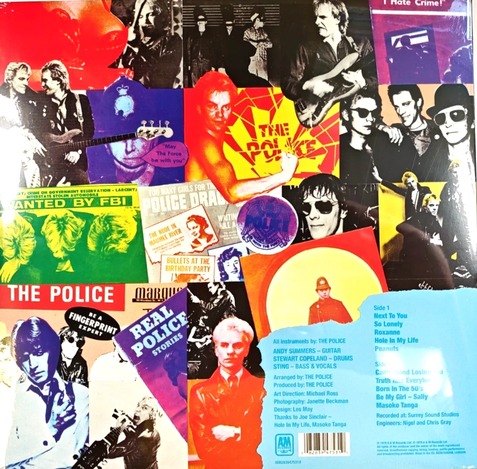 The Police Outlandos D'Amour LP Album vinyl record 2009 Reissue 180gram  on A&M - Image 2 of 4
