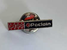 Vintage Original Case Poclain Enamel Pin Badge