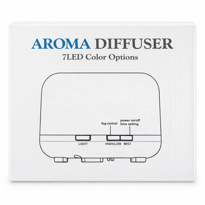 500ml Essential Oil Aroma Diffuser Ultrasonic Humidifier 7 LED Lights