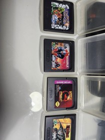 Sega Game Gear Handheld Portable Console/System w Bag & 4 Games