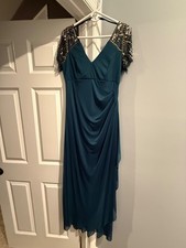 XSCAPE Teal Evening Gown Size 10 – Formal Dress – Mother of the