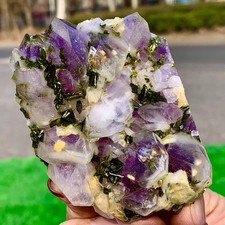 216G Rare! Natural Garden quartz cluster specimen mineral healing from SiChuan