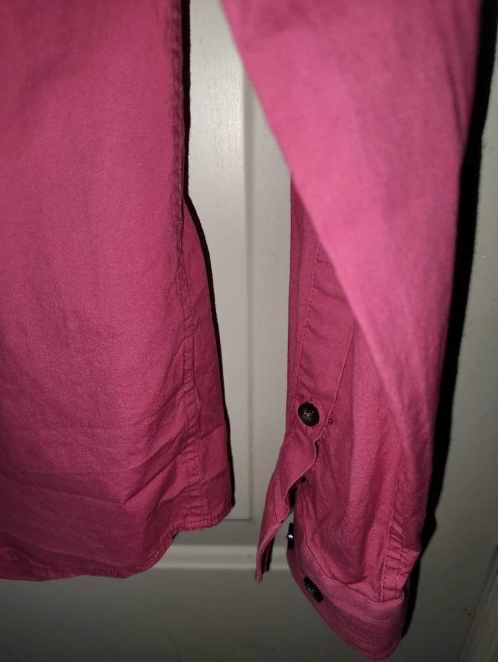 Camisa de vestir para hombre Express 1MX extra ajustada - P/S 14/14,5 - rosa Foto 4 de 4