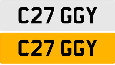 C27 GGY CRAIG CRAIGS CRAIGY CRAGGS NEAT OLD 3X3 PRIVATE NUMBER PLATE
