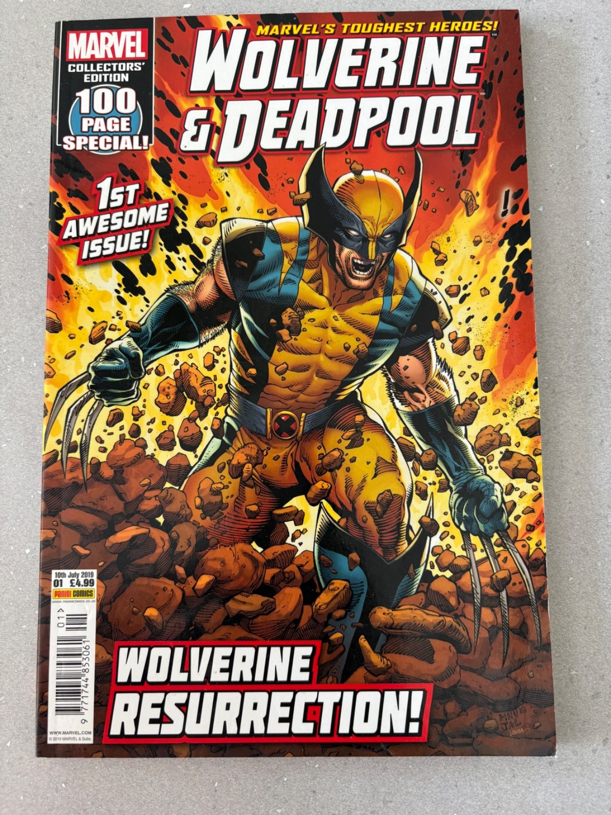 WOLVERINE & DEADPOOL - Wolverine Resurrection : Marvel Comic Book -Issue 1