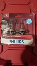 Philips Vision Plus H7 Headlight Bulb 55w Upgrade Replacement 2 Pack New
