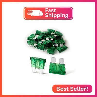20Pcs 30 Amp Standard Car Fuses, Automotive Replacement Fuses (ATO/APR/ATS), Min