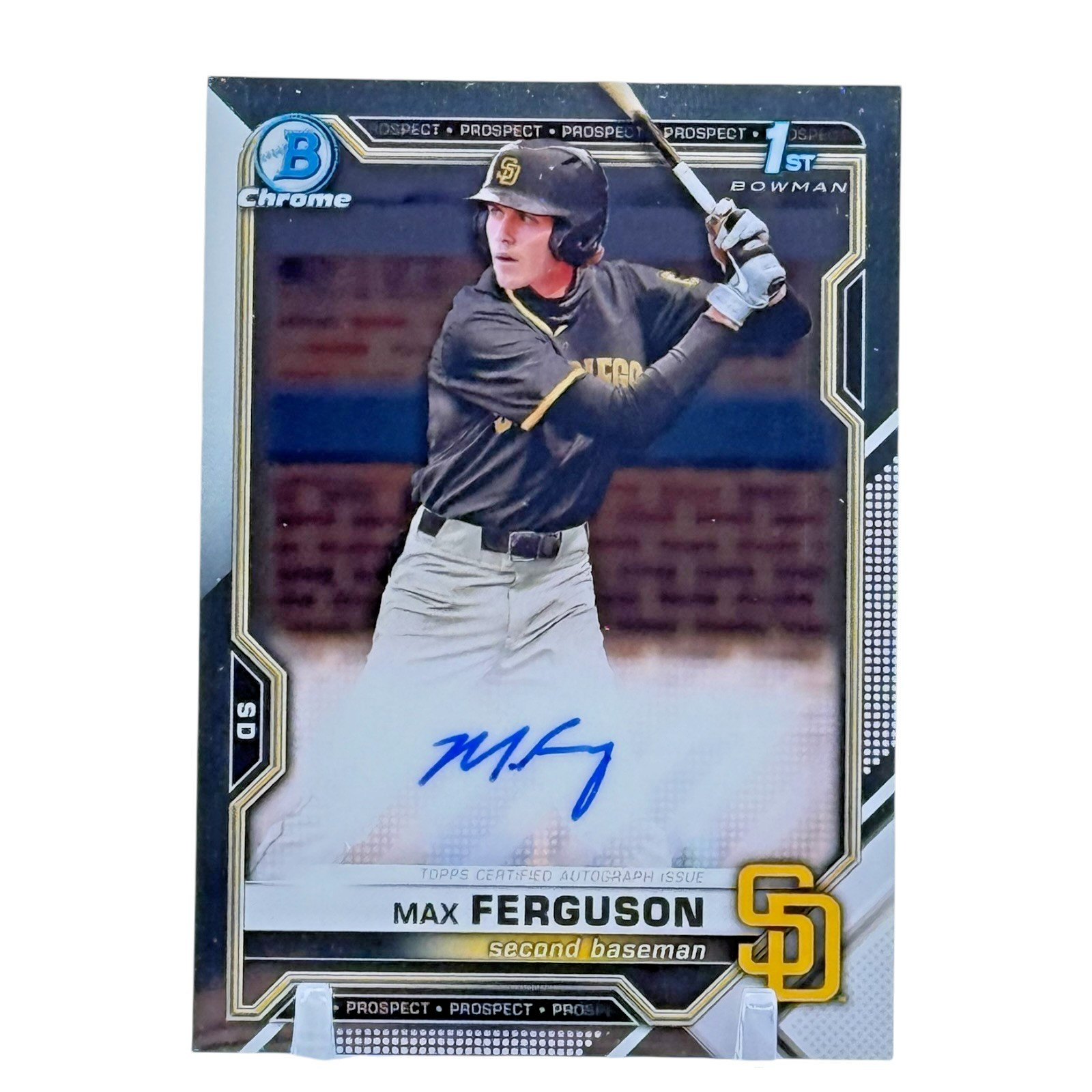 2021 Bowman Chrome Draft Max Ferguson 1st Auto CDA-MF