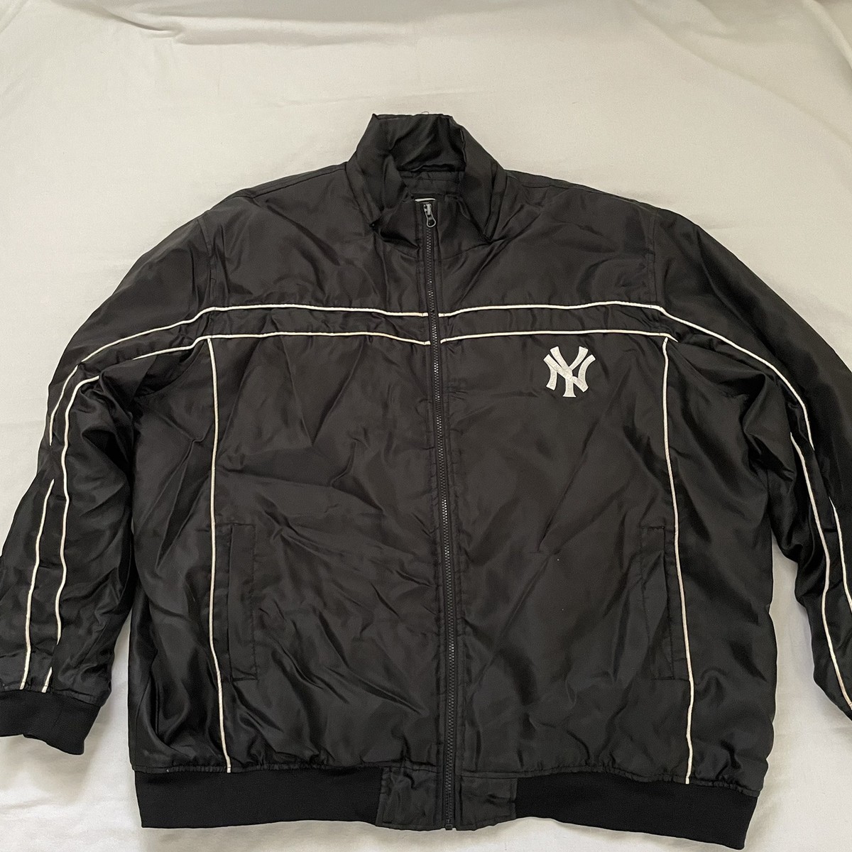 NY Yankees Bomber Jacket G-III Sports Men 3XL Navy Quilted Insulation  Baseball