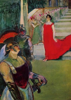 Henri Lautrec Messaline 1900-1901 17''x 22'' Archival Art Print