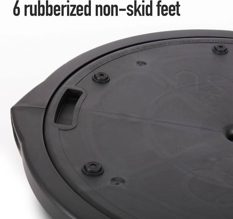 Bosu Balance Ball Exercise Trainer, Home Gym Equipment w/ Guided Workouts & Pump - Image 3 of 4