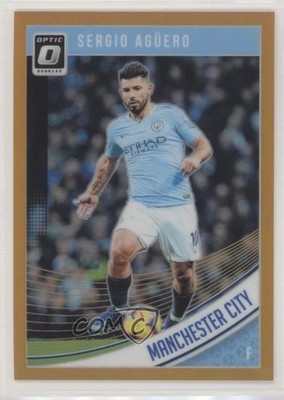 2018-19 Panini Donruss Optic Orange Prizm 4/99 Sergio Aguero Agüero #37 05bt