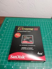 SanDisk Extreme III 4GB 133x Speed CompactFlash Card SDCFX3 
