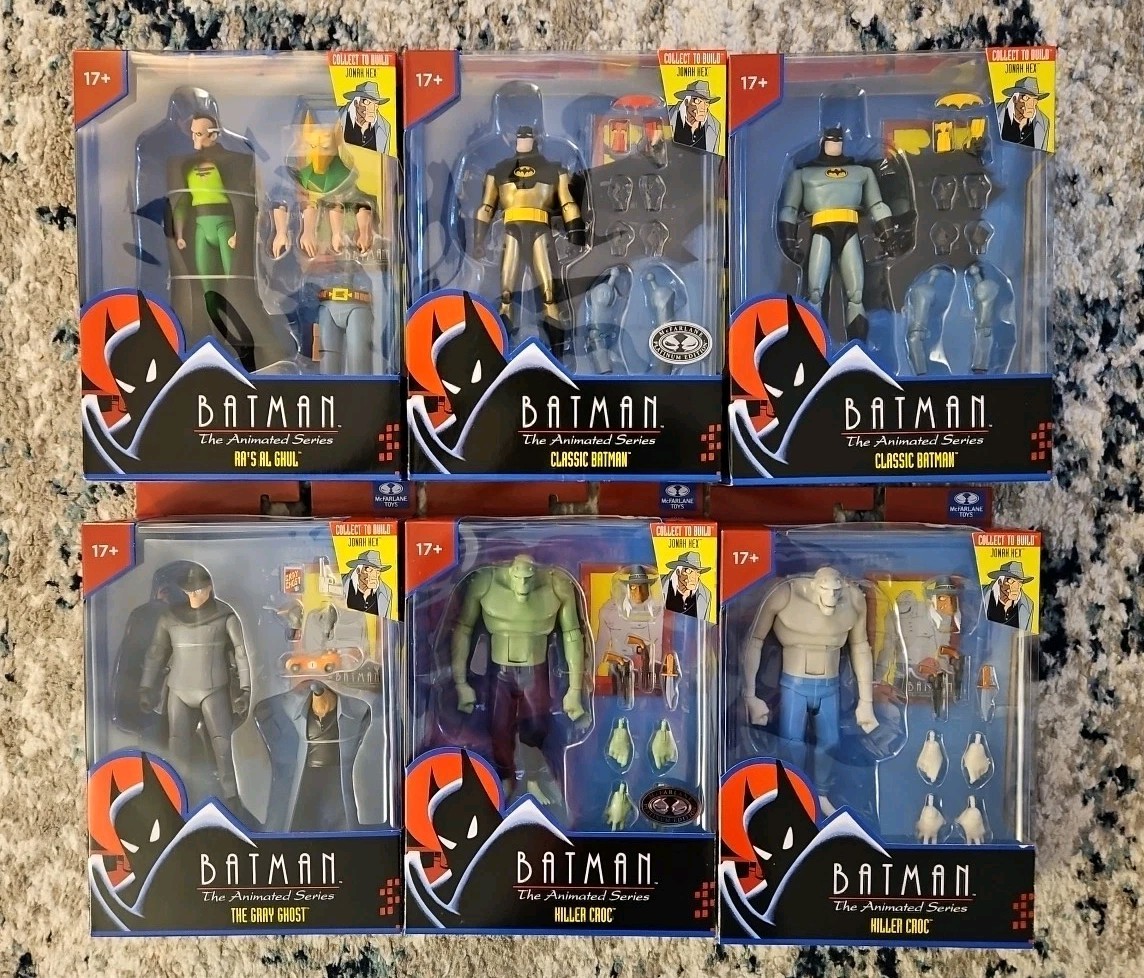 McFarlane Batman the Animated Series Jonah Hex BAF Wave Set Of 6