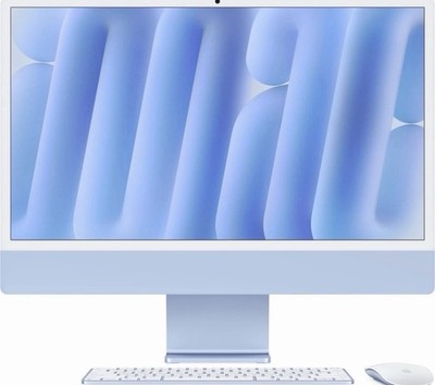 Apple iMac 24'' M4 MWV13D/A 10-Core CPU / 10-Core GPU 16GB RAM + 256GB SSD - Blau