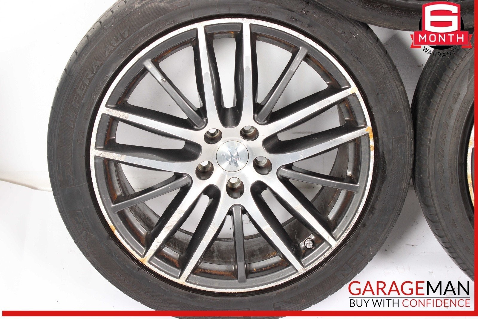 14-21 Maserati Ghibli Complete Wheel Tire Rim Set of 4 Pc R19 19" OEM