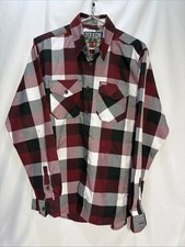 DIXXON Flannel "Southpaw" Men  s Size Medium Long Sleeve Button Shirt