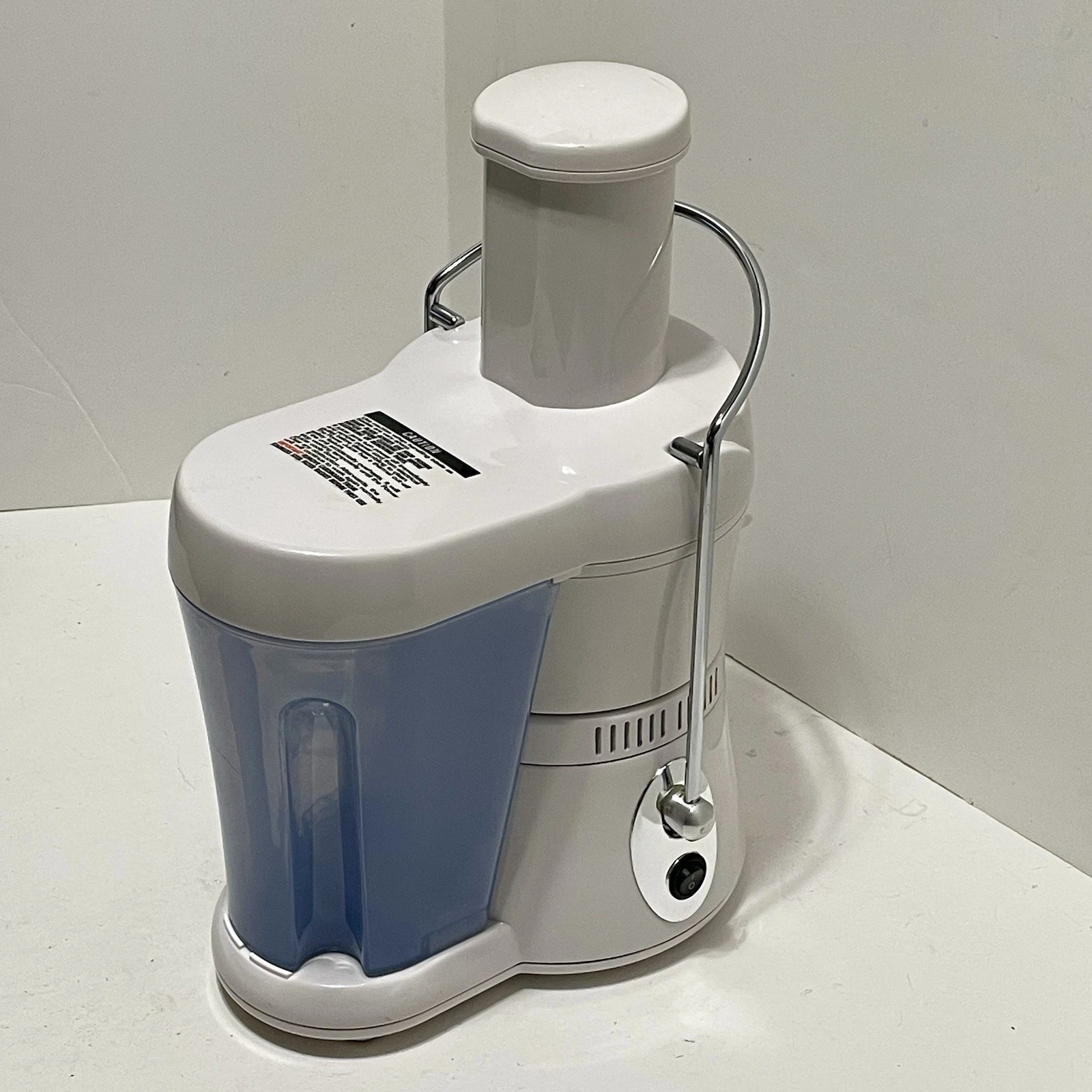 Jack LaLanne Power Juicer Express White MT-1020 Tested Complete Clean Quiet