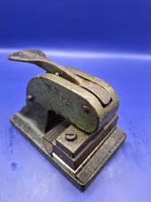 Unusual Vintage Cast Iron Stamp/ Press Antique 2 of 2