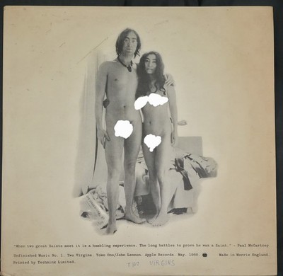Two Virgins. Yoko Ono/John Lennon Apple Records  613012 U K
