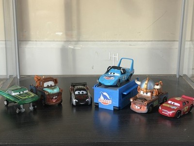 DISNEY PIXAR CARS Lot Of 6 CUSTOM Diecast Vehicles RARE! Crew Chief King￼