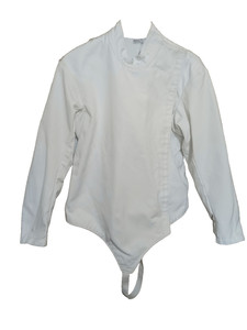 Vintage SANTELLI White Men's Fencing Jacket Size 46 ( heavy) Made in USA