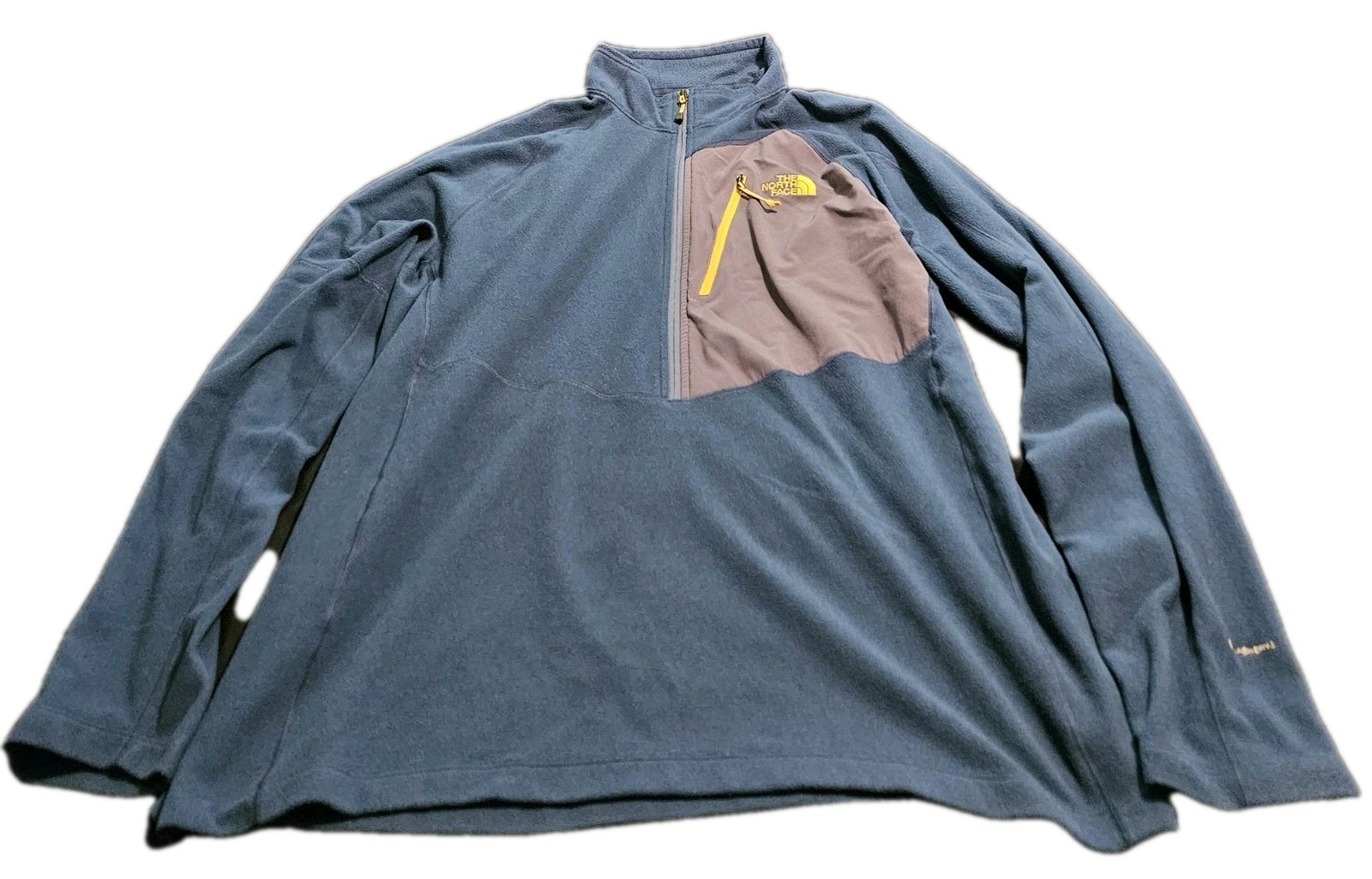 The North Face Men's 1/2 Zip Pullover Fleece Sweatshirt Blue/Teal Size 2XL 